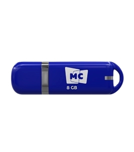 Флешка USB MORE CHOICE МФБ8 Blue (4620202558633), 8GB, USB 2.0, R/W 15/6, синий