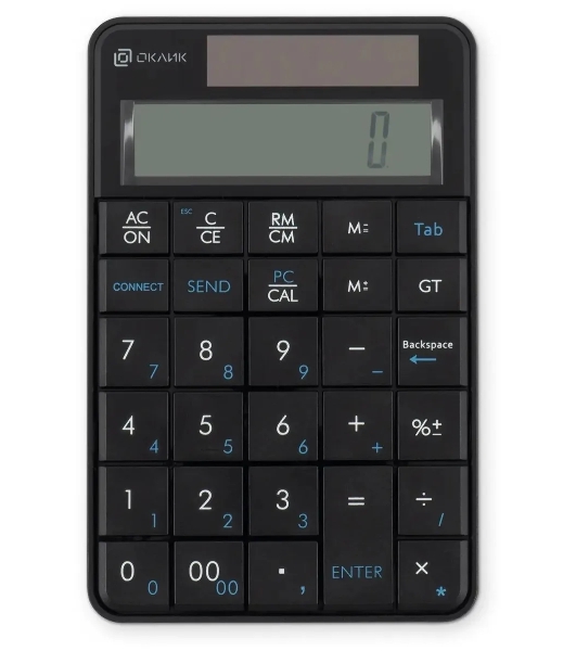 Цифровой блок Oklick K604W беспроводная, радиоканал, чёрный
