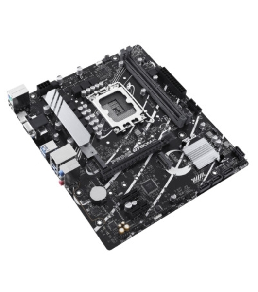 Материнская плата ASUS PRIME B760M-K, LGA 1700, Intel B760, 2xDDR5, 4xSATA, 2xM.2, 1xPCIe 4.0 x16, 2xPCIe x1, 1xHDMI, 1xVGA, 1x 2.5Gb LAN, 2xUSB-A 3.2 Gen 1, 2xUSB-A 2.0, 3x3.5 мм, 7.1, mATX