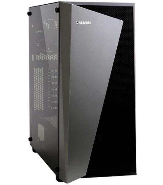Компьютерный корпус ZALMAN S4 Plus, ATX, черный, WINDOW, 1x5.25', 4x3.5', 1x2.5', 2xUSB 2.0, 1xUSB 3.0, FRONT 2x120мм, REAR 1x120мм