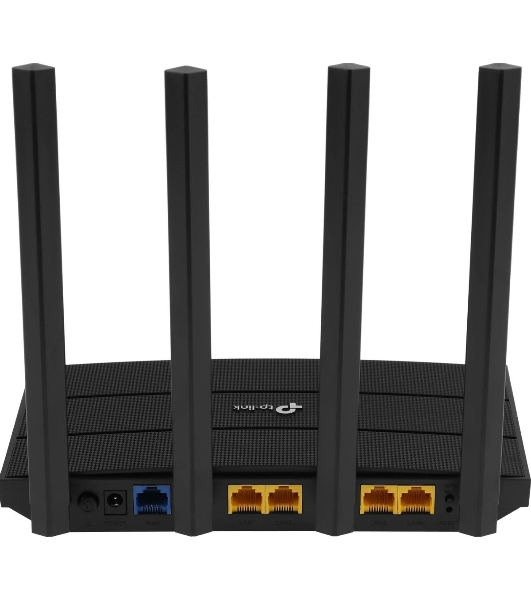 Роутер беспроводной TP-Link Archer C6U AC1200 10/100/1000BASE-TX/4G ready черный