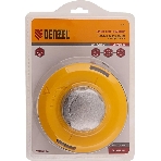 Катушка Denzel тримм. полуавтомат. легкая заправка лески гайка m10x1.25 винт m10-m10 алюм.кн, фото3