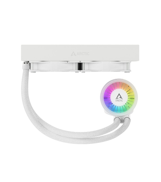 Жидкостная система охлаждения Arctic Liquid Freezer III 240 A-RGb белый, 120 мм, алюминий, 2800 об/мин, 25 дБ, 4 pin, 250 Вт