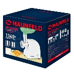 Мясорубка электрическая Maunfeld MF-232WG зеленый, 1340 Вт, 1.3 кг/мин, реверс, насадки - 4, фото 1
