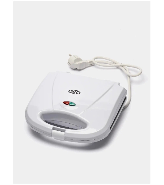 Вафельница OLTO WA-1017 750 Вт, антипригарное покрытие, защита от перегрева, белый