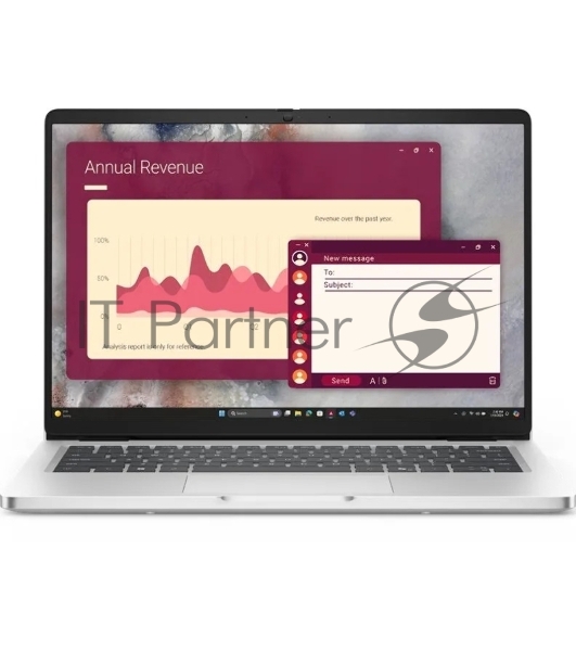Ноутбук DELL 14 Pro Core Ultra 5 235U 14,0' FHD+ (1920 x 1200) IPS,AG,300 nit, 16GB DDR5 (1x16GB) 512GB SSD Intel Arc graphics,3cell,Backlit,FPR,2y,W11Pro/English KB/Eng