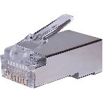 Коннектор Suprlan 10-0231-1, FTP cat.5e RJ45, 10 шт, прозрачный, фото 1