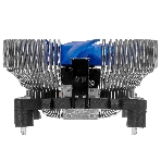 Кулер для процессора Crown CM-90 v2 серебристый/синий, 90 мм, алюминий, 2000 об/мин, 20 дБ, 3 pin, 95 Вт, 57 мм, фото4