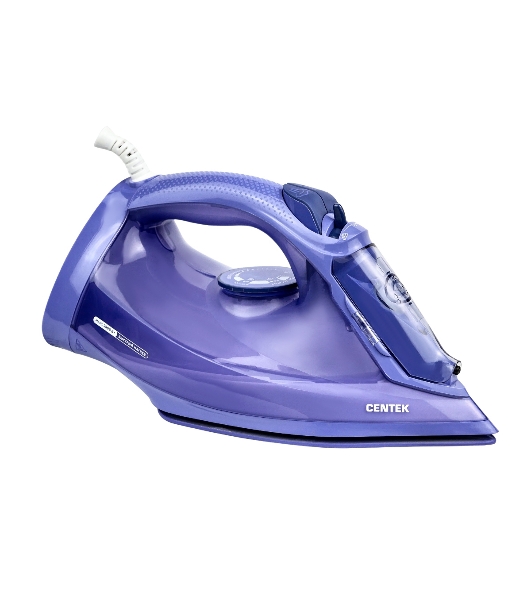 Утюг Centek CT-3300 фиолетовый, 2800 Вт, 60 г/мин, 190 г/мин, 600 мл