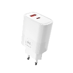 Сетевое зарядное устройство MORE CHOICE NC81 СЗУ 1USB+1Type-C 3.0A PD 20W+ QC3.0, белый, фото 1