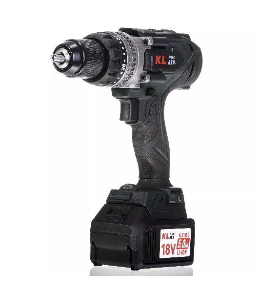 Дрель-шуруповерт Klpro KLDM18BHX-50, 18 В, 5 Ач, 150 Нм, бесщеточный, ударный