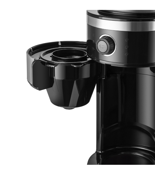 Кофеварка капельная Maunfeld MF-731BK черный, исп. кофе - зерновой/молотый, 0.83 л, 820 Вт.