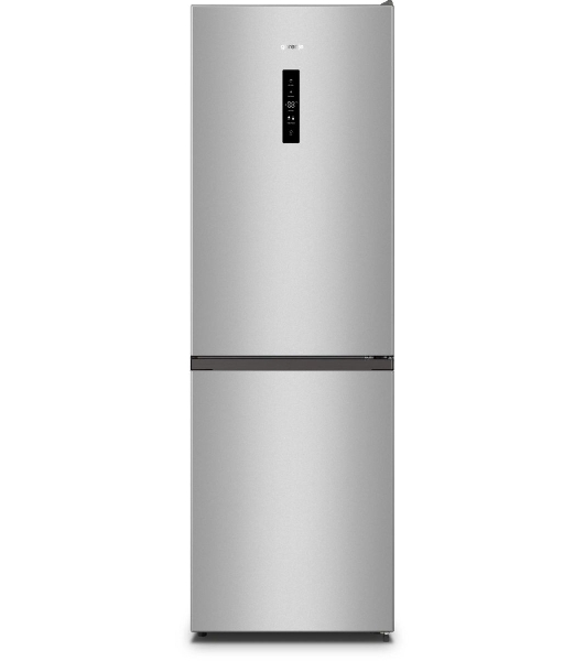 Холодильник Gorenje NRK619FAS4 серый двухкамерный 207/93л морозилка снизу, No Frost