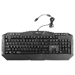 Комплект клавиатура+мышь Qumo Dominator K66/M83 проводной, USB, 3200 DPI, чёрный, фото 1