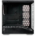 Компьютерный корпус без блока питания HSPD F711-TGbK, Panoramic Full Tower, Black, TG, 0.7 SPCC, no fans ATX, mATX, mITX 190/420/280мм 2x2.5', 2x3.5', 7xPCI 1xUSB-A 3.0, 1xUSB-C 445x235x475мм, фото6