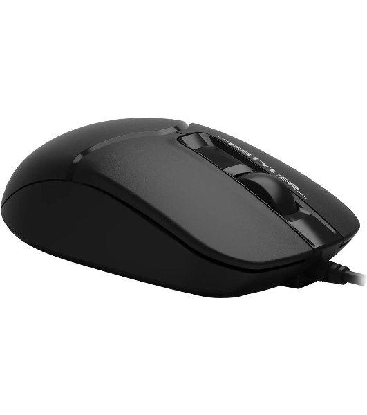 Мышь проводная A4Tech Fstyler FM12S черный, 1200 dpi, USB, кнопки - 3