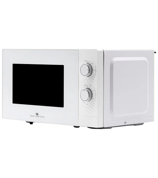 Микроволновая печь General Electronics GE MS120W белая, 20 л, 700 Вт, переключатели — поворотный механизм