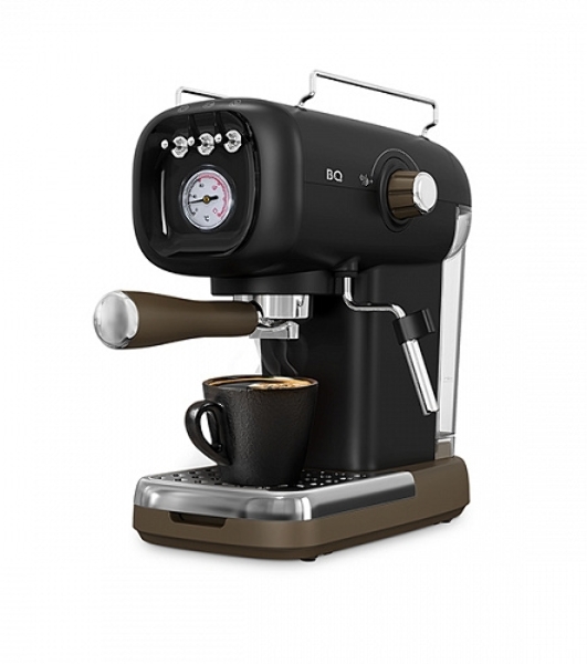 Кофеварка эспрессо BQ CM2004 черный, исп. кофе - молотый, 0.6 л, 1100 Вт, 20 бар