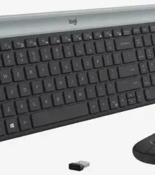 Комплект клавиатура+мышь Logitech MK470 беспроводной, USB, 1000 DPI, чёрный