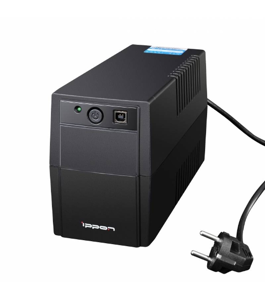 Источник бесперебойного питания Ippon Back Basic 1050 Euro 600Вт 1050ВА черный