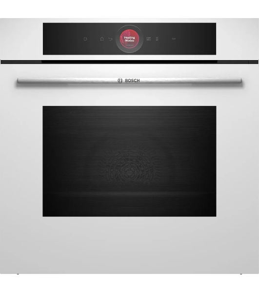 Встраиваемый духовой шкаф электрический Bosch Serie 8 HBG7341W1 белый