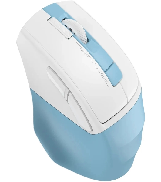 Мышь беспроводная A4Tech Fstyler FG45CS Air2 голубой/белый, 2000 dpi, радиоканал, USB, кнопки - 7