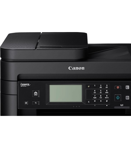 МФУ лазерное Canon i-Sensys MF237W (1418C105/1418C121/1418C122/1418C169/1418C161/1418C113/1418С030/1418C031), A4, ч/б, печ. до 23 стр/мин., 1200 x 1200 dpi (печать) 600x600dpi (скан.), USB, RJ-45, Wi-Fi
