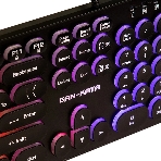 Клавиатура проводная Dialog Gan-Kata KGK-16U BLACK - игровая с RGb-подсветкой, USB, черная, фото3