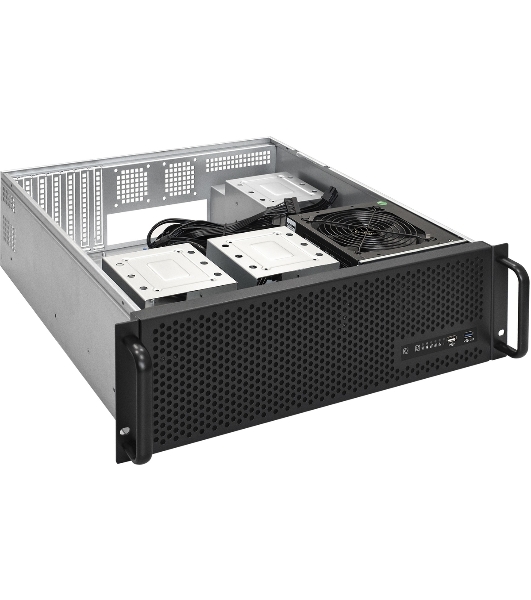 Серверный корпус ExeGate EX293918RUS Pro 3U450-09 (RM 19', высота 3U, глубина 450, БП 700ADS, USB)