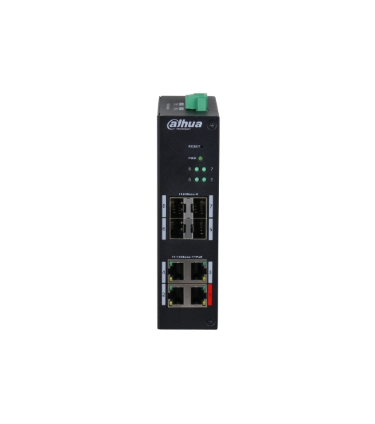 Коммутатор Dahua DH-HS4408-4ET-96, 4×100 Мбит/с + 4×1 Гбит/с SFP, управляемый