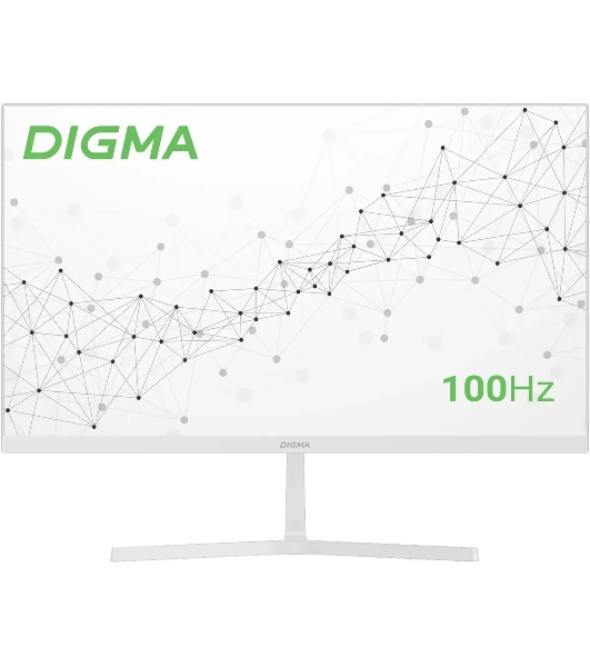 Монитор 21.5' Digma Progress 22A502F VA 1920x1080, 100 Гц, 5 мс, 16:9, 250 кд/м², 1xHDMI, 1xDP, 1xVGA, 2x1 Вт, белый