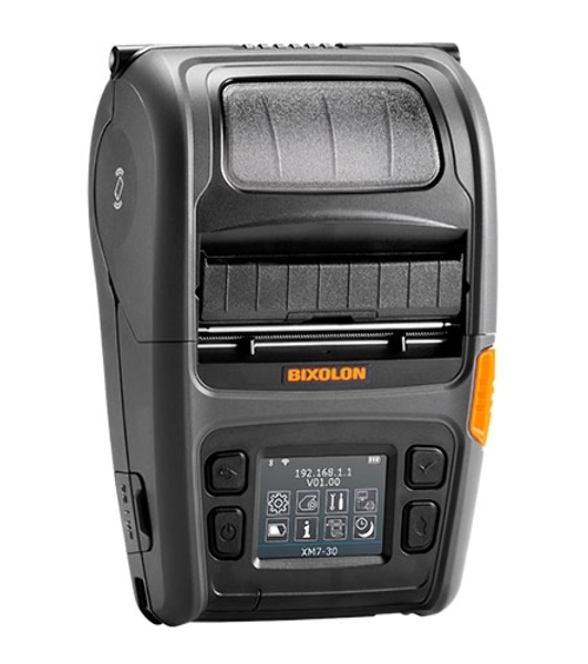 Принтер этикеток мобильный Bixolon XM7-30, 203 dpi, 127 мм/сек, USB, RS-232 (COM порт, Serial), Bluetooth, черный