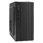 Компьютерный корпус Minitower ExeGate BAA-408-AAA450 (mATX, БП AAA450 с вент. 8см, 2хUSB, HD Audio, черный), фото 1