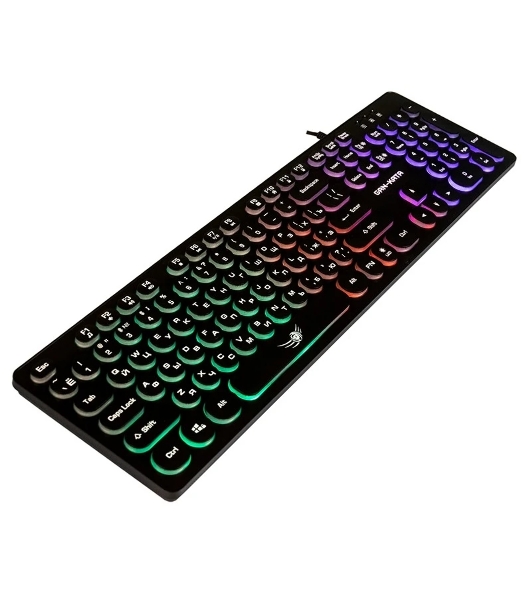 Клавиатура проводная Dialog Gan-Kata KGK-16U BLACK - игровая с RGb-подсветкой, USB, черная