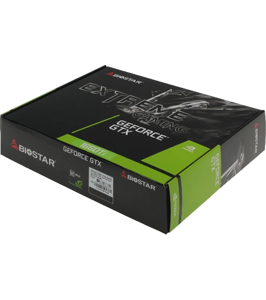 Видеокарта Biostar VN1666TF69 GTX 1660Ti 6G 192 bit GDDR6 1500/1200 DVIx1 HDMIx1 DPx1 HDCP Ret