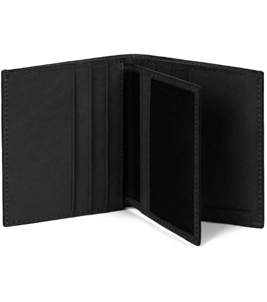 Картхолдер Piquadro Black Square PP1518B3R/N, натуральная кожа, черный
