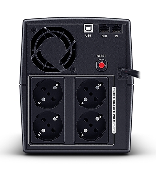 Источник бесперебойного питания CyberPower UT1500EG/1500 ВА/900 Вт/USB/RJ-11/RJ-45/,4 х CEE 7 (евророзетка)