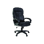 Кресло Chairman 795 LT черный, экокожа, 120 кг, механизм качания, фото 1