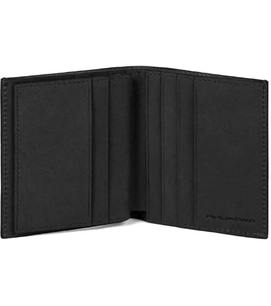 Картхолдер Piquadro Black Square PP1518B3R/N, натуральная кожа, черный