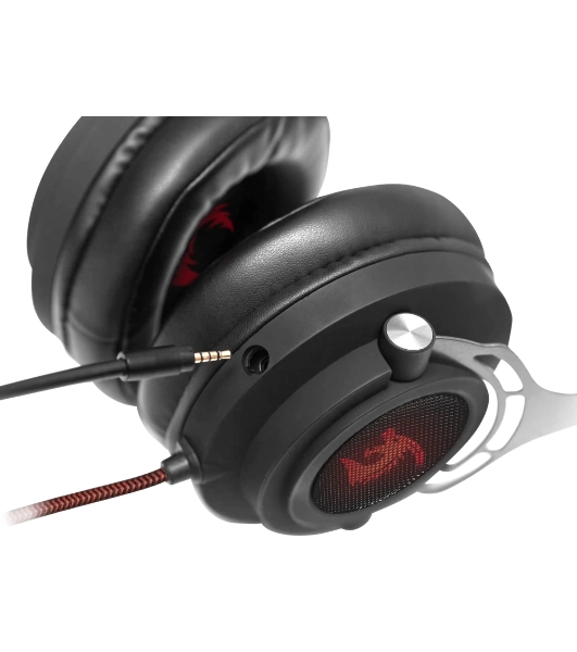 Гарнитура Defender Aspis Pro чёрный, проводная, съёмный микрофон, подсветка