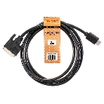 Кабель HDMI to DVI-D (19M -25M) 2м, TV-COM LCG135E-2M, фото3