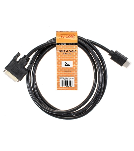 Кабель HDMI to DVI-D (19M -25M) 2м, TV-COM LCG135E-2M