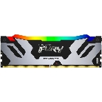 Оперативная память Kingston Fury Renegade, DDR5, 48Gb (1x48GB), 6400MHz, CL32, DIMM, с радиатором, RGB, серебристый/черный, фото 1