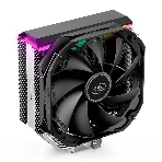 Кулер для процессора DEEPCOOL AS500 черный, 140 мм, алюминий/медь, 1200 об/мин, 26 дБ, 4 pin, 220 Вт, 164 мм, фото 1