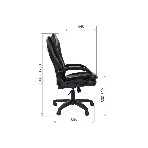 Кресло Chairman 795 LT черный, экокожа, 120 кг, механизм качания, фото2