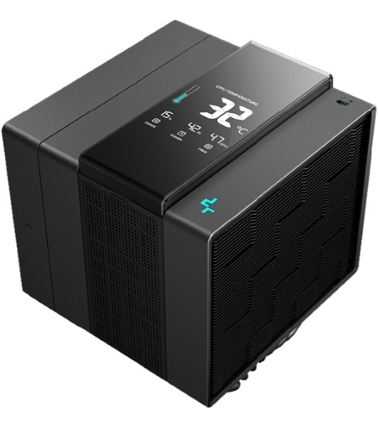 Кулер для процессора DEEPCOOL ASSASSIN IV VC VISION черный, 120 мм, алюминий/медь, 1800 об/мин, 29.3 дБ, 4 pin, 300 Вт, 172 мм