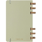 Еженедельник Moleskine ACADEMIC SPIRAL DHSPK5212AMWH3 Large 150х210 мм 200 стр. кремовые страницы спираль киви, фото2