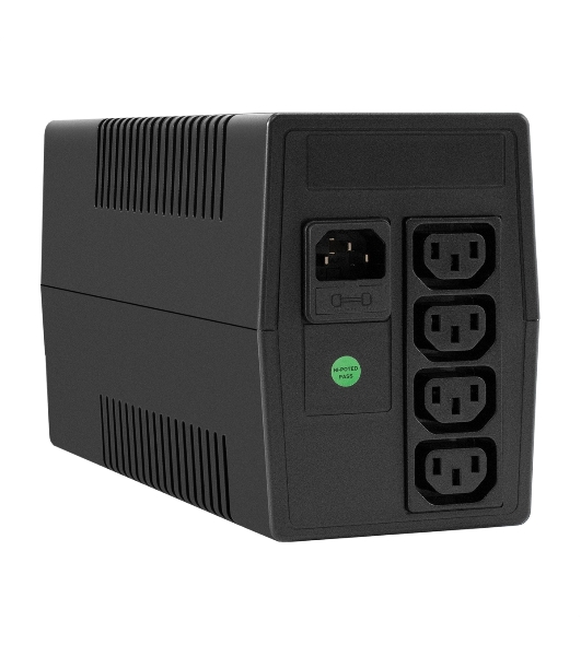 Источник бесперебойного питания ExeGate Smart LB-500.LCD.AVR.4C13 (500VA/300W, LCD, AVR, 4*C13, батарея 12V 4.5Ah, Black)