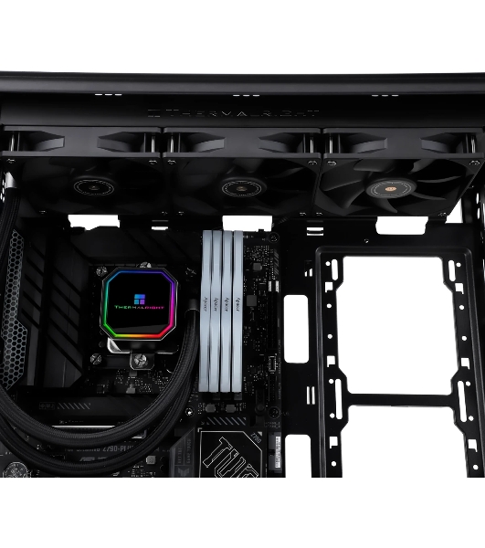 Система водяного охлаждения Thermalright Frozen Prism 360 Soc-AM5/AM4/1151/1200/2066/1700 черный 4-pin 27dB Al Ret (F-PRISM-360-BL)