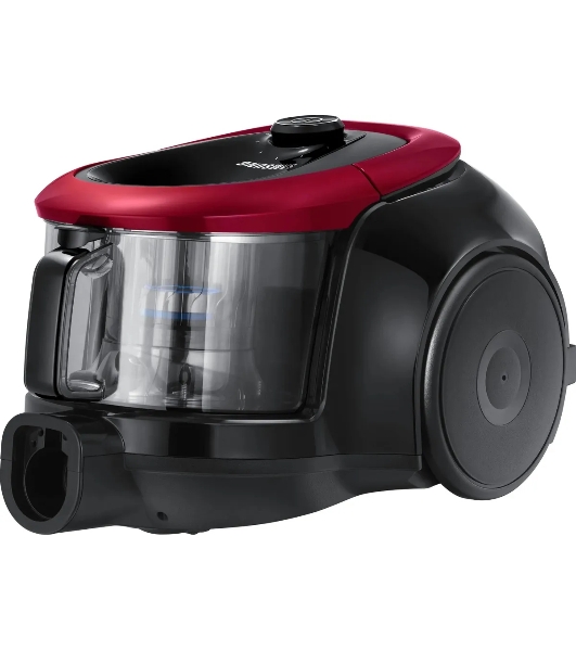 Пылесос Samsung VC18M21C0VR/EV красный/черный, 380/1800 Вт, уборка сухая, пылесборник контейнер 1.5 л